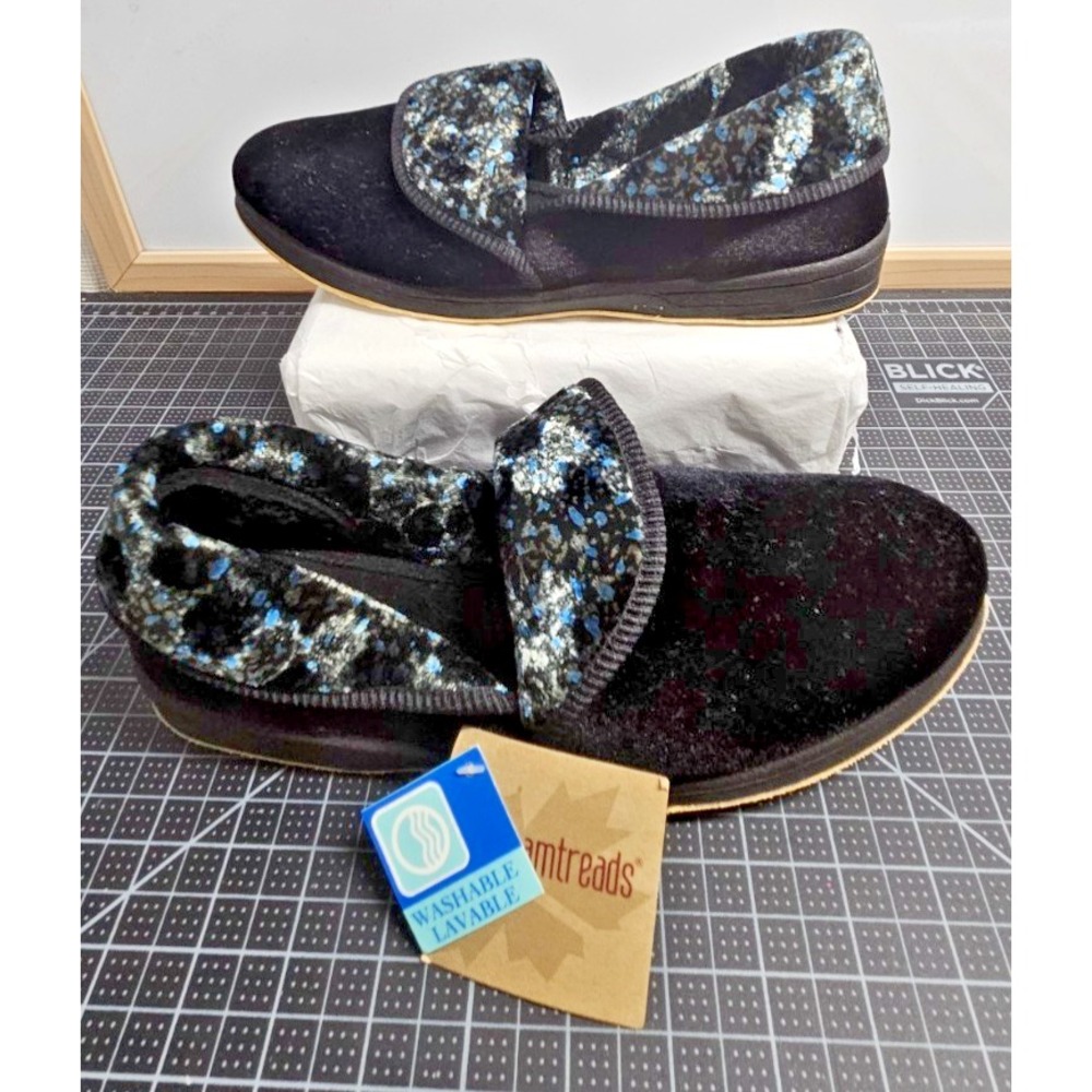 foamtreads‎ velvet washable slipper woman Sz 11